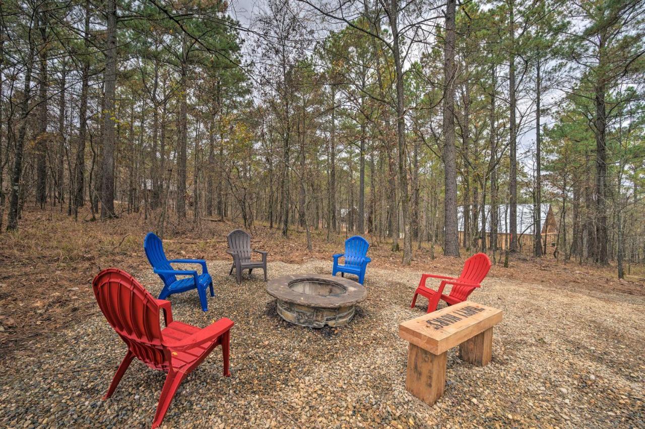 Luxury Cabin In The Woods With Hot Tub And Yard Games! 브로큰보우 외부 사진
