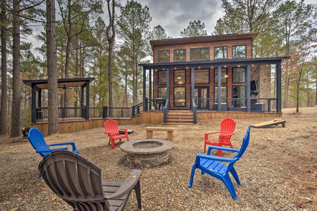 Luxury Cabin In The Woods With Hot Tub And Yard Games! 브로큰보우 외부 사진