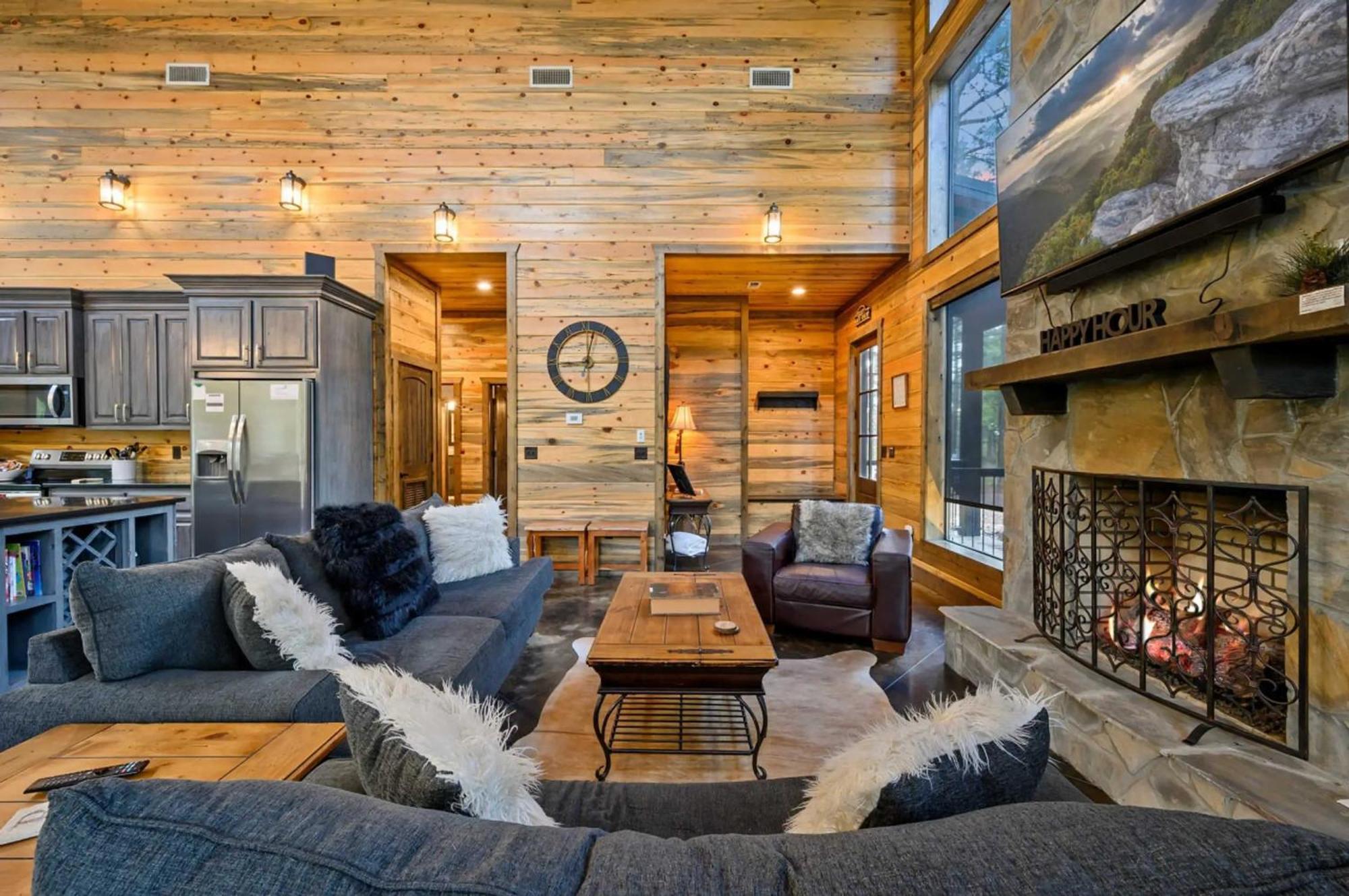 Luxury Cabin In The Woods With Hot Tub And Yard Games! 브로큰보우 외부 사진