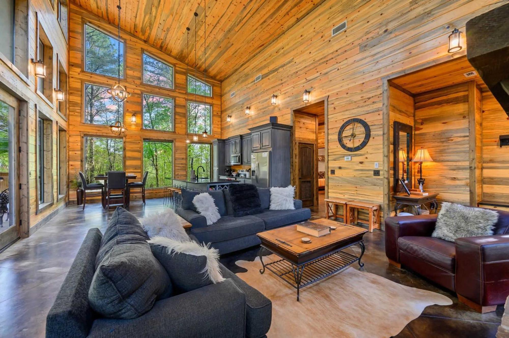 Luxury Cabin In The Woods With Hot Tub And Yard Games! 브로큰보우 외부 사진