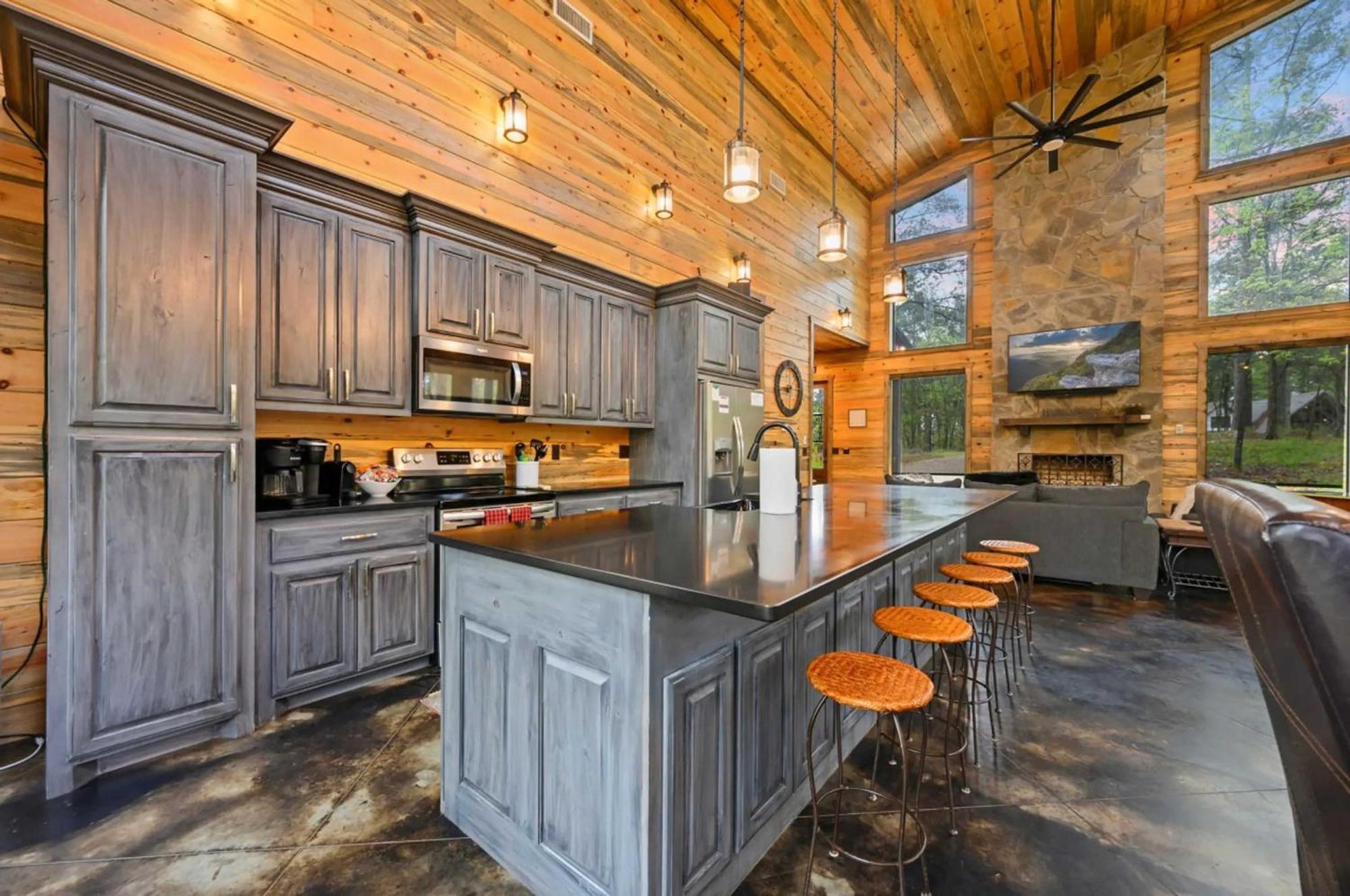 Luxury Cabin In The Woods With Hot Tub And Yard Games! 브로큰보우 외부 사진